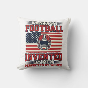 Cojín Decorativo Camiseta Deportiva Vintage de Fútbol Femenino Fant