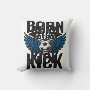 Cojín Decorativo Camiseta Diseñada Para Alas De Fútbol Vintage Naci