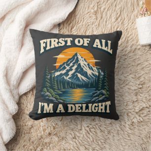 Cojín Decorativo Camiseta Divertida Ante Todo Soy Un Delight