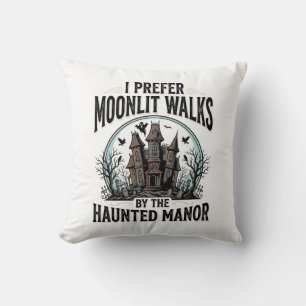 Cojín Decorativo Camiseta divertida de Halloween vintage de paseos