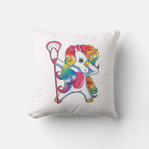 Cojín Decorativo Camiseta Divertida de Laxista con Unicornio Dabbin