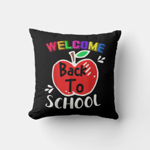Cojín Decorativo Camiseta Divertida de Regreso a la Escuela para Ma