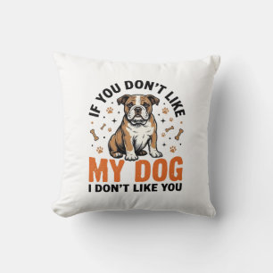 Cojín Decorativo Camiseta divertida para amante de perros con cita