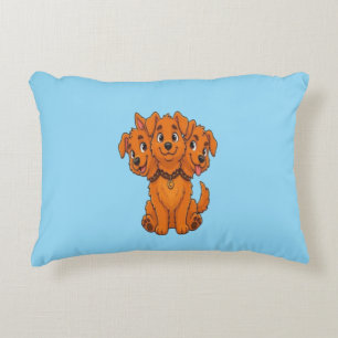 Cojín Decorativo Camiseta divertida para niños con perro de dibujos
