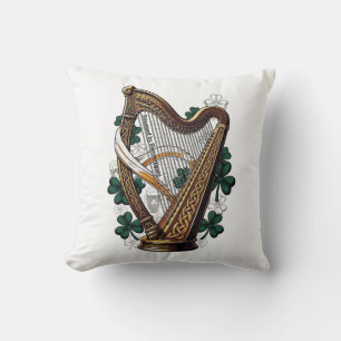 Cojín Decorativo Camiseta Emerald Harp Shenanigans