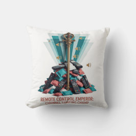 Cojín Decorativo Camiseta Emperador Control Remoto