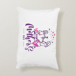 Cojín Decorativo Camiseta Feliz día de la Madre Regalo 