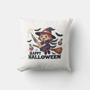Cojín Decorativo Camiseta Feliz Halloween Enfermera Médico Espeluz