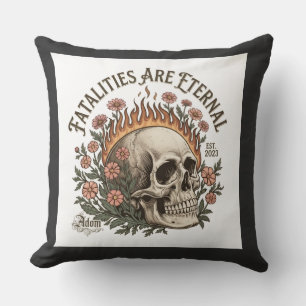 Cojín Decorativo Camiseta femenina ADOM "Las fatalidades son eterna