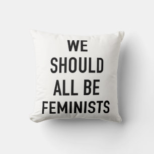 Cojín Decorativo Camiseta feminista - Todos deberíamos ser feminist