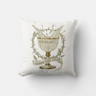 Cojín Decorativo Camiseta Frosted Chalice Covenant   Brindis al Des