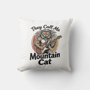 Cojín Decorativo Camiseta Gráfica de Roca con Grabado Vintage de Ga