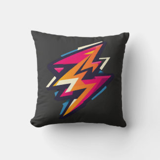 Cojín Decorativo Camiseta Gráfica Retro Cyberbolt
