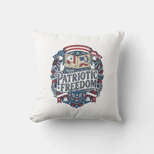 Cojín Decorativo Camiseta gráfica vectorial de Scrapbooker patriota