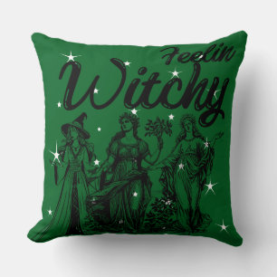 Cojín Decorativo Camiseta Halloween Tee de Witchy October Vibes