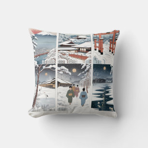 Cojín Decorativo Camiseta Invierno en Japón