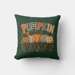 Cojín Decorativo Camiseta Manga Larga Temporada de Calabaza