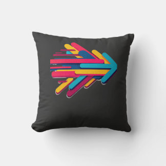 Cojín Decorativo Camiseta Manga Larga Velocidad Flecha Abstracta Di