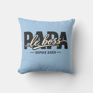Cojín Decorativo Camiseta Papa El Jefe Desde 20XX