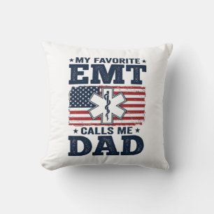 Cojín Decorativo Camiseta Patriótica Vintage Mi EMT Favorito Me Lla