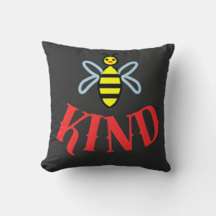 Cojín Decorativo Camiseta Personalizada 'Sé Amable Abeja'