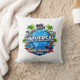 Cojín Decorativo Camiseta Personalizada Vacaciones Familiares en Fl