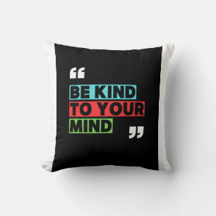 Cojín Decorativo Camiseta sé bueno contigo mismo