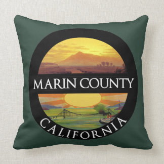 Cojín Decorativo Camiseta Tamalpais del Condado de Marin