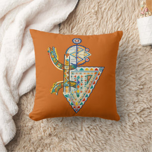Cojín Decorativo Camiseta tribal geométrica Amazigh