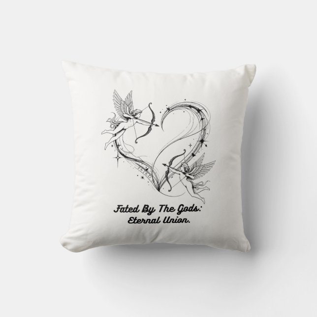 Cojín Decorativo Camiseta Unión Eterna (Anverso)