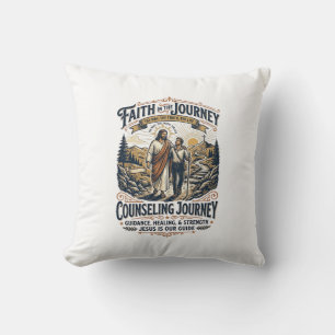 Cojín Decorativo Camiseta Vintage Cristiana Amigable con Terapia de