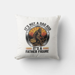 Cojín Decorativo Camiseta Vintage de Cerveza Figura Paterna Bigfoot