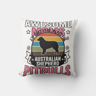 Cojín Decorativo Camiseta Vintage de Perro Amante de Australian She