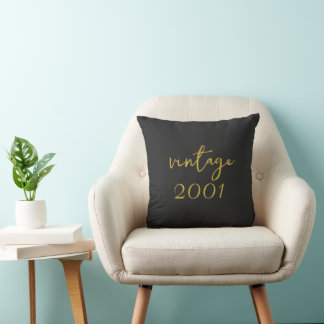 Cojín Decorativo Camiseta Vintage Personalizada 2001