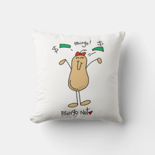 Cojín Decorativo Camisetas y regalos de Bingo Nut
