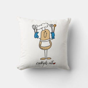 Cojín Decorativo Camisetas y regalos de Cooking Nut