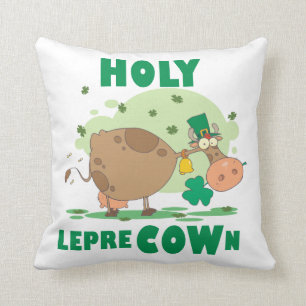Cojín Decorativo Camisetas y regalos de HOLY LepreCOW