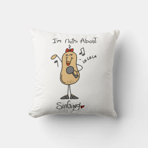 Cojín Decorativo Camisetas y regalos locos por cantar