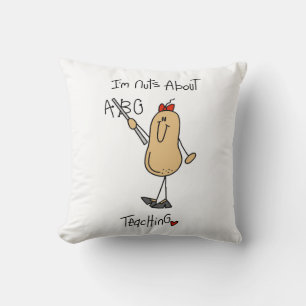 Cojín Decorativo Camisetas y regalos locos por la enseñanza