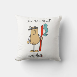Cojín Decorativo Camisetas y regalos Locos por la Odontología