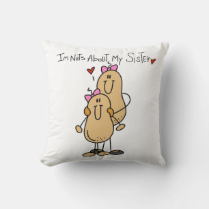 Cojín Decorativo Camisetas y regalos locos por mi hermana