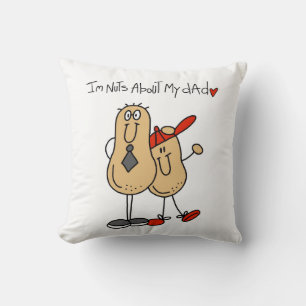 Cojín Decorativo Camisetas y regalos locos por mi papá