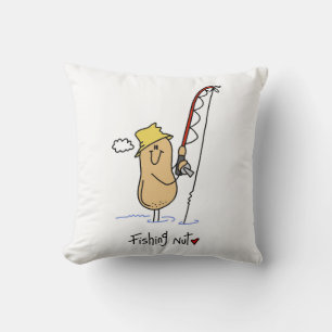 Cojín Decorativo Camisetas y regalos para fanáticos de la pesca