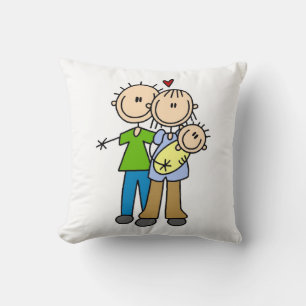 Cojín Decorativo Camisetas y regalos para nuevos padres y bebés