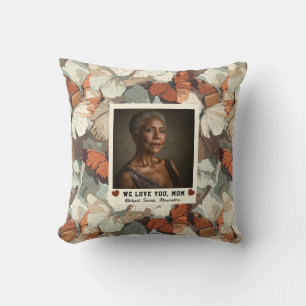 Cojín Decorativo Camo de Mariposa Mejor Mamá Perro Cozy Hogar Flor