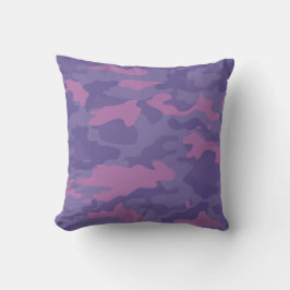 Cojín Decorativo Camo púrpura desenfadado