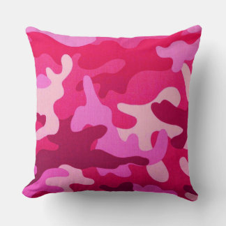 Cojín Decorativo Camo rosa