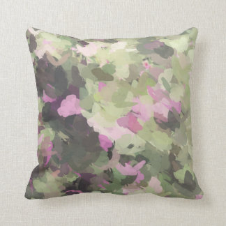 Cojín Decorativo Camo rosa y verde