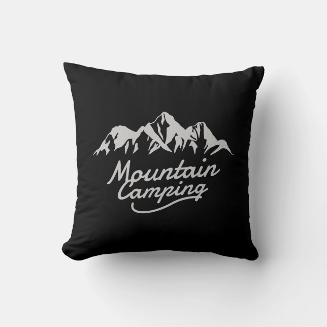 Cojín Decorativo Campamento de Montaña (Anverso)