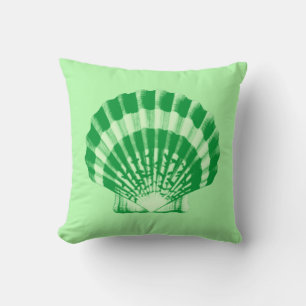 Cojín Decorativo Campaña: verde esmeralda y de menta